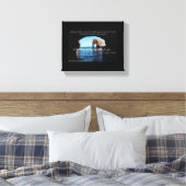 Bijbelscripts Inspirerend Canvas Afdruk (Insitu (Slaapkamer))