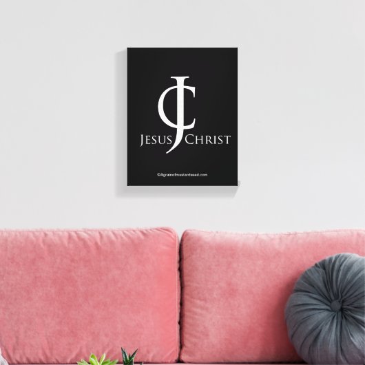 Bijbelscripts Inspirerend Canvas Afdruk (Insitu (Woonkamer))