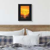Bijbelscripts Inspirerend Canvas Afdruk (Insitu (Slaapkamer))