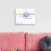 Bijbelscripts Inspirerend Canvas Afdruk (Insitu (Woonkamer))