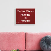 Bijbelscripts Inspirerend Canvas Afdruk (Insitu (Woonkamer))