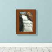Bijbelscripts Inspirerend Canvas Afdruk (Insitu (Houten vloer))