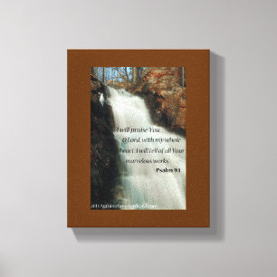 Bijbelscripts Inspirerend Canvas Afdruk
