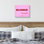 Bijbelscripts Inspirerend Canvas Afdruk (Insitu (Slaapkamer))