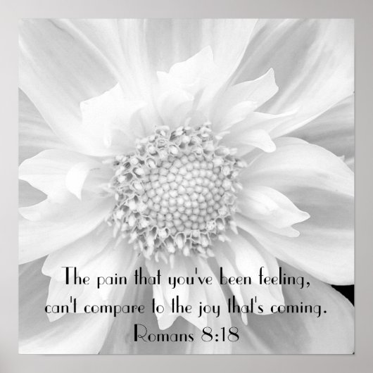 Bijbelse aanmoediging Romans 8:18 poster (Voorkant)