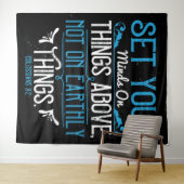 Bijbelse boomstammen wandkleed (In Situ (horizontaal))