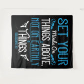 Bijbelse boomstammen wandkleed (Voorkant (horizontaal))