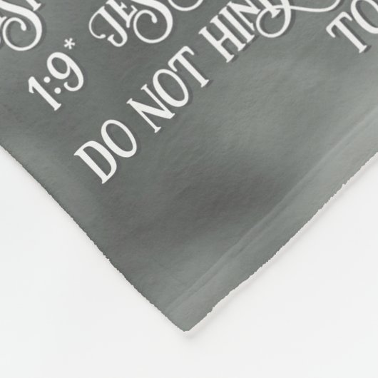 Bijbelse herinnering Fleece Deken (Hoek)