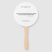 Bijbelse kerk handwaaier (Achterkant)