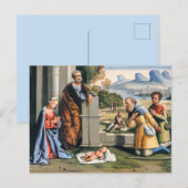 Bijbelse kerstKaart Briefkaart (Voorkant / Achterkant)