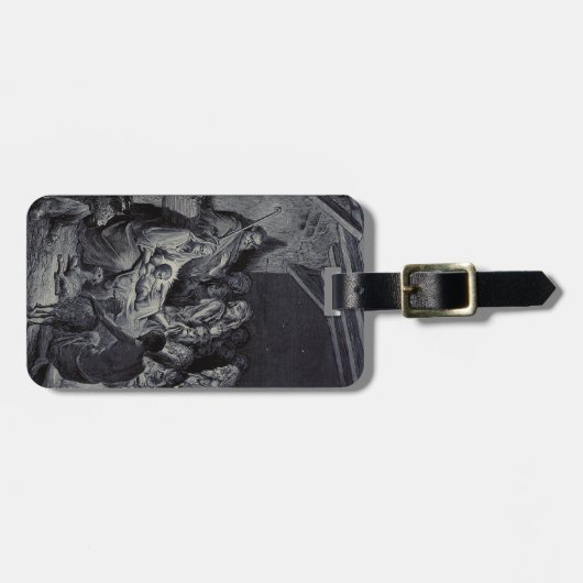 Bijbelse kerststal bagagelabel (Voorkant horizontaal)