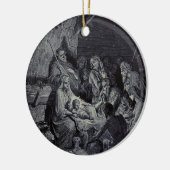 Bijbelse kerststal keramisch ornament (Links)