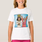 Bijbelse Koningin en Profeet op geloof gebaseerde T-shirt (Voorkant)