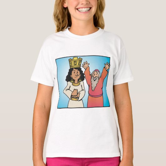 Bijbelse Koningin en Profeet op geloof gebaseerde T-shirt (Voorkant)