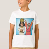 Bijbelse Koningin en Profeet op geloof gebaseerde  T-shirt (Voorkant)