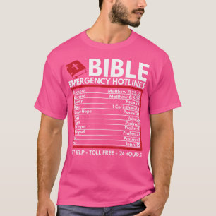 Bijbelse noodnummers - Grappig Christelijk Bijbelj T-shirt