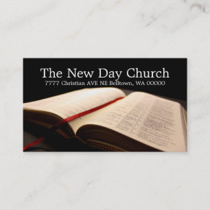 Bijbelse religie Christelijk pastor christendom Visitekaartje
