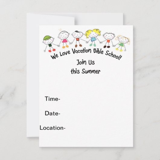 Bijbelse school kaart (Voorkant)