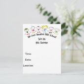 Bijbelse school kaart (Staand voorkant)