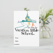 Bijbelse school kaart (Staand voorkant)