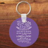 Bijbelse Sleutelhanger Scripts Joshua 1 (Voorkant)