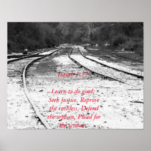 Bijbelse sociale rechtvaardigheid poster