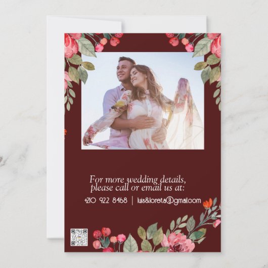 Bijbelse Trouwdetailskaart (Achterkant)