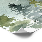 Bijbelse verse bergscriptie poster (Hoek)