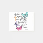 Bijbelse Verse Cross ecclesiastes ecc Scripts Post-it® Notes (Voorkant)