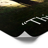 Bijbelse Verse Isaiah 30:21 Dit is de manier waaro Poster (Hoek)