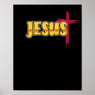Bijbelse Verse Jesus God Poster