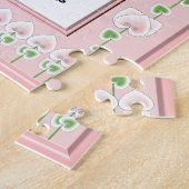 Bijbelse verse puzzle - hartenboterbloemen legpuzzel (Zijkant)