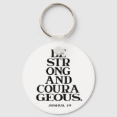 Bijbelse Verse Round Sleutelhanger (Voorkant)