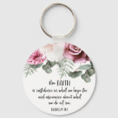 Bijbelse Verse Round Sleutelhanger (Voorkant)