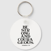 Bijbelse Verse Round Sleutelhanger (Achterkant)