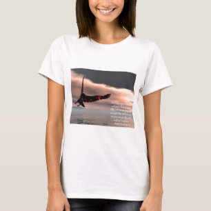 Bijbelse versie Isaiah 40: 28-31 met Eagle T-shirt