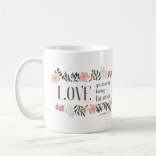 Bijbelse versie: Liefde gisteren, vandaag, voor al Koffiemok
