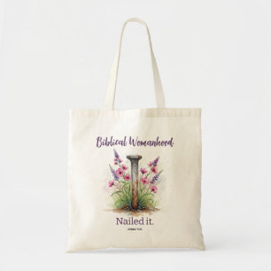 Bijbelse vrouw Jael Inspirerend Schrift Tote Bag
