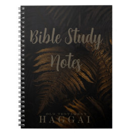 Bijbelstudie-Haggai Notitieboek