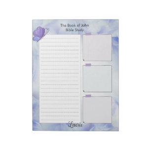 Bijbelstudie Notepaper gepersonaliseerd Notitieblo Notitieblok