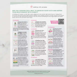 Bijbelstudie-opties voor volwassen vrouwen flyer