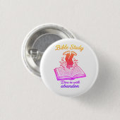 Bijbelstudie Ronde Button 3,2 Cm (Voorkant /achterkant)