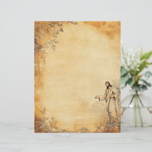 Bijbelstudiedagboek Jezus onderwijst Oud perkament (Staand voorkant)