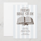 Bijbelstudiegroep vrijdag kerk kaart (Voorkant / Achterkant)