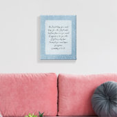 Bijbeltekst Kunst Canvas Afdruk (Insitu (Woonkamer))