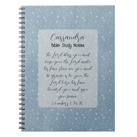 Bijbeltekst Kunst Notitieboek (Voorkant)