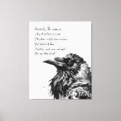 Bijbeltekst Lukas 12:24 Canvas Afdruk (Voorkant)