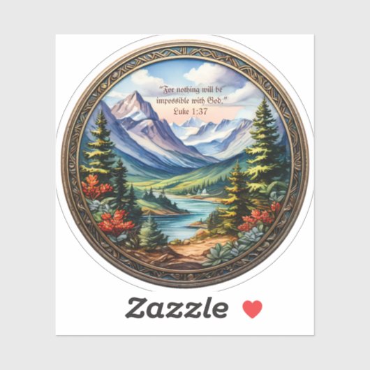 Bijbeltekst op maat gemaakte vinyl sticker (Vel)