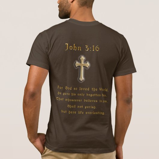 Bijbeltekst T-shirt (Achterkant)