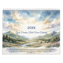 Bijbeltekstkalender van Gods Schepping
